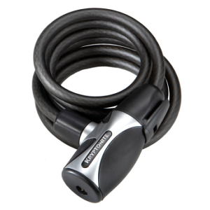 KRYPTONITE Lucchetto a spirale KryptoFlex; diametro 10mm; lunghezza 180cm; 2 chiavi incluse.